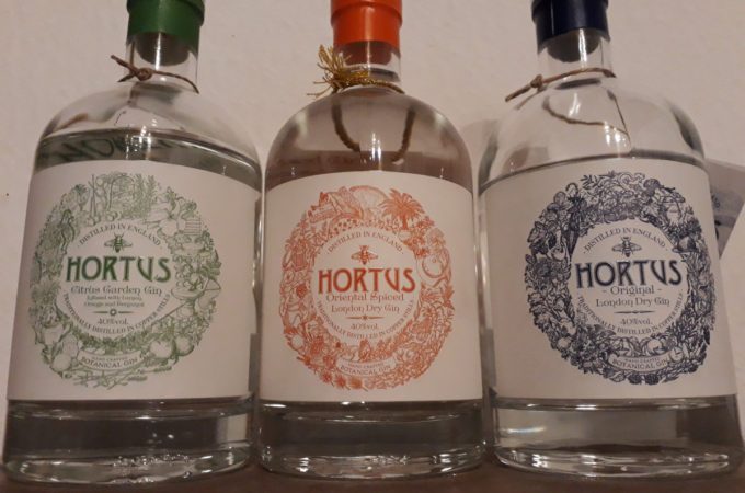 Hortus Gin (Lidl): London Dry, Citrus Garden, Oriental Spiced